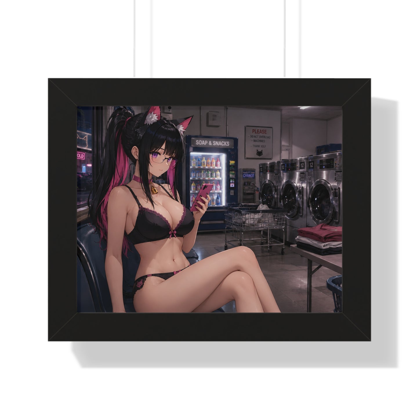 Nova Forgot to do laundry - Framed