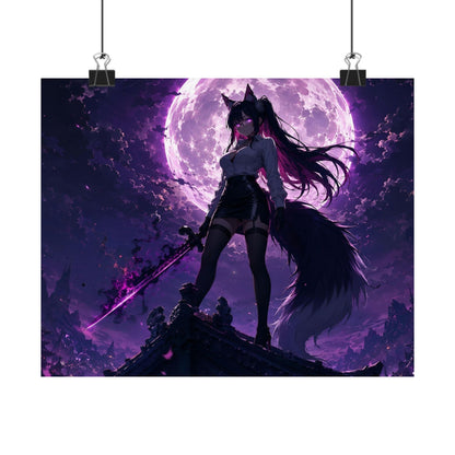 Voilet Moonlight Nova - Wall Art