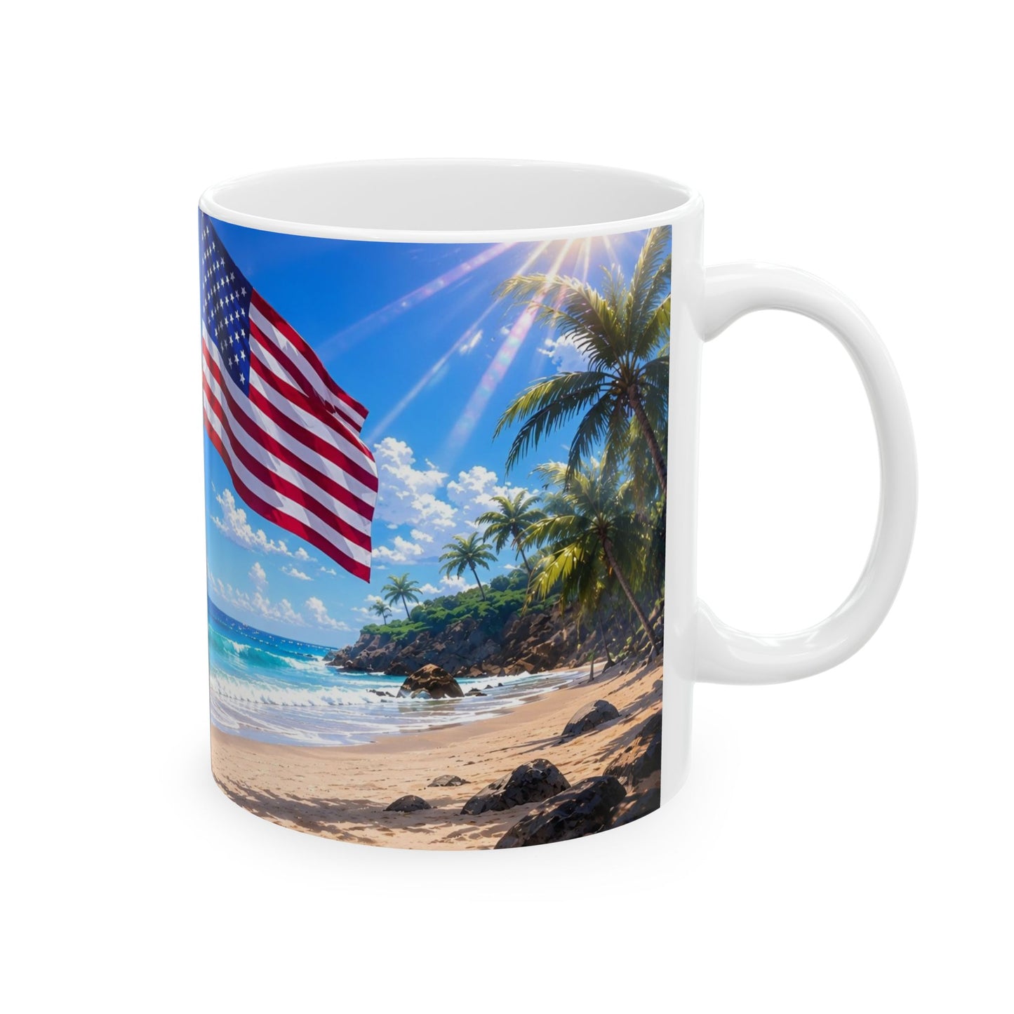 Nova American Flag Bikini Mug (11oz, 15oz)
