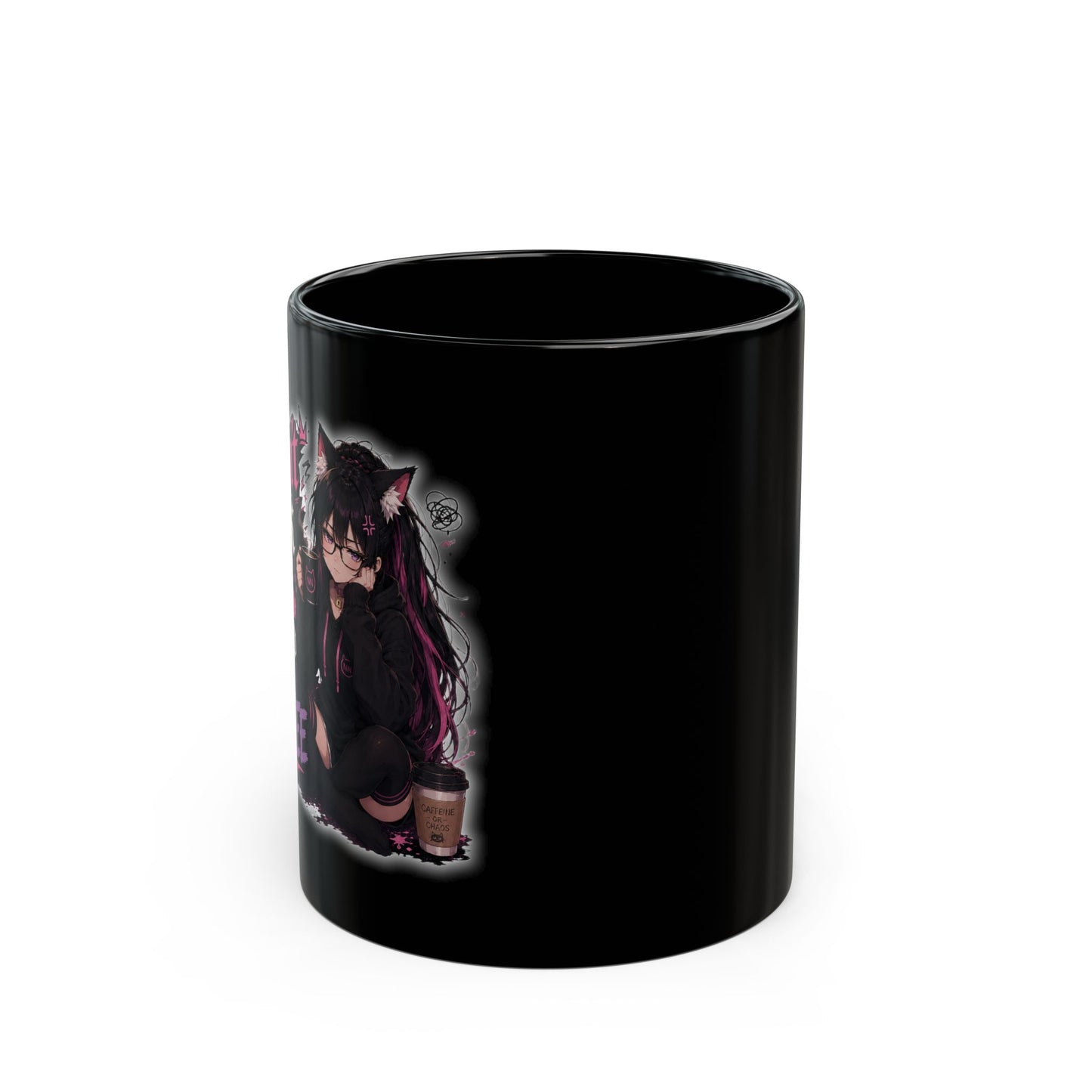 Don't talk to me mug - black